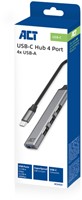 USB-C hub 3x USB-A 2.0 en 1x USB-A 3.0 1 Stuk-4