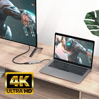 USB-C 4K multiport adapter voor 2 HDMI schermen 1 Stuk-4