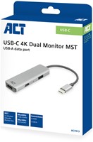 USB-C 4K multiport adapter voor 2 HDMI schermen 1 Stuk-6