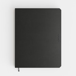 Notbk de KEMPEN Ashblack 171x220 lijn 192pag zwart 1 Stuk