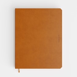 Notbk de KEMPEN Atlas 171x220 lijn 192pag bruin 1 Stuk