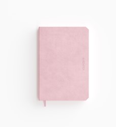 Notbk de KEMPEN Brut 110x160 blanco 160pag roze 1 Stuk