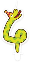 Jungle candle 4 Snake 1 Stuk