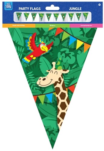 Vlaggenlijn Jungle cartoon folie 10 meter 1 Stuk-2