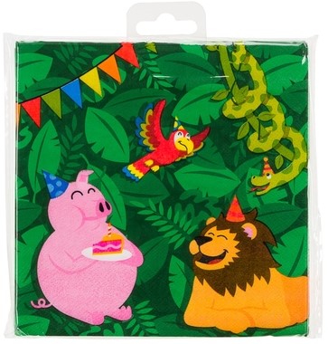 Napkins Jungle 16 Stuk-2