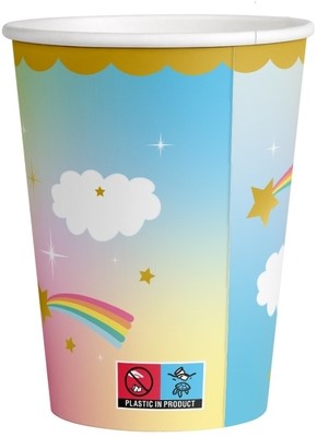Cups Unicorn 8 Stuk-3