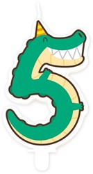Jungle candle 5 Crocodile 1 Stuk