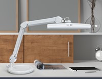 Werkpleklamp MAUL Intro LED dimbaar op voet wit 1 Stuk-3