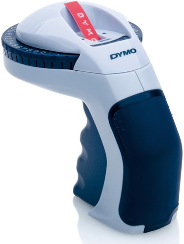 Lettertang Dymo Omega embossing blauw 1 Stuk