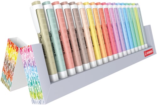 Markeerstift STABILO Swing cool nature deskset 18x 18 Stuk-2