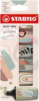 Markeerstift STABILO BOSS mini nature ass 6 stuks 6 Stuk