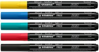 Acrylmarker STABILO Free Acrylic T100 Royal ass 5 Stuk-3