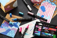 Acrylmarker STABILO Free Acrylic T300 donkerblauw 1 Stuk-4