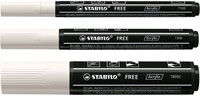 Acrylmarker STABILO Free Acrylic Mixed Tip wit 1 Stuk-3