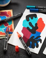 Acrylmarker STABILO Free Acrylic Mixed Tip wit 1 Stuk-3