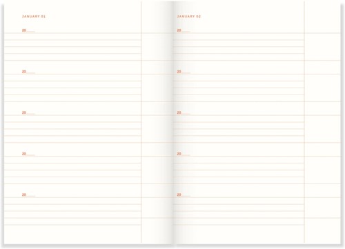 Dagboek A-Journal One Line A Day Linen 1 Stuk-2