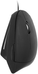 Muis Quantore ergonomisch bedraad USB-A zwart 1 Stuk