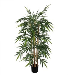 Kunstplant Mica Bamboe in plastic pot 1 Stuk