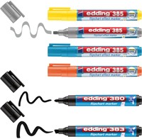 Viltstift edding 385 flipover en 380 - 383 6st ass 6 Stuk-2