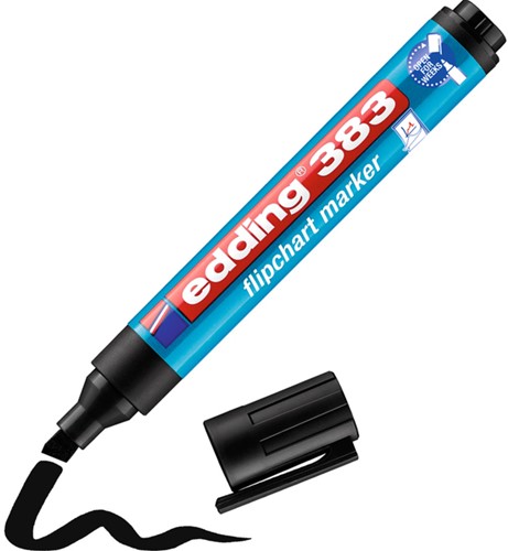 Viltstift edding 385 flipover en 380 - 383 4st ass 4 Stuk-1