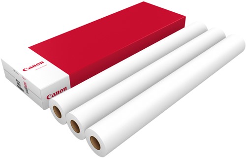 Inkjetpapier Canon 914mmx50m 75gr standaard 3 rol 3 Rol