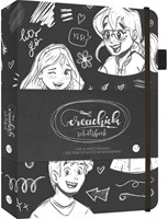 Schetsboek CreaChick Black 1 Stuk