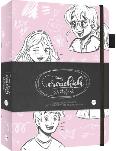 Schetsboek CreaChick Pink 1 Stuk