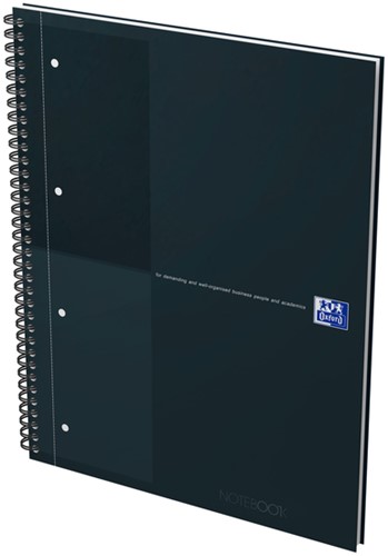 Spiraalblk Oxf International Notebk A4+ lijn zwart 1 Stuk-2