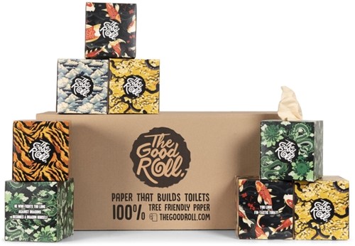 Facial tissues TGR Happy Tissue 3laags 60 vel 20 pak