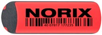 Potlood Norix blister 2 st HB zwart koraal 2 Stuk-4