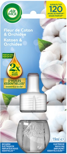 Luchtverfrisser AirWick Elc Cotton F refill 19ml 1 Stuk