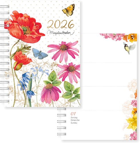 Agenda 2026 Marjolein Bastin bloemen 7d/2p 1 Stuk