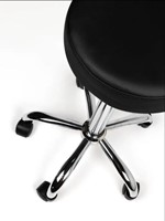 Tabouret kruk zwart standaard gasveer 1 Stuk-2