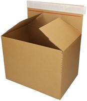 Quickbox IEZZY 304x216x130-220mm bruin 10 Stuk-2