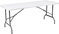 Vouwtafel BRASQ 180x70x74cm FT180 wit 1 Stuk