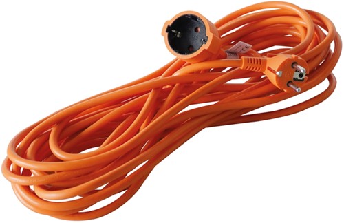 Verlengkabel BRASQ 30m oranje 1 Stuk