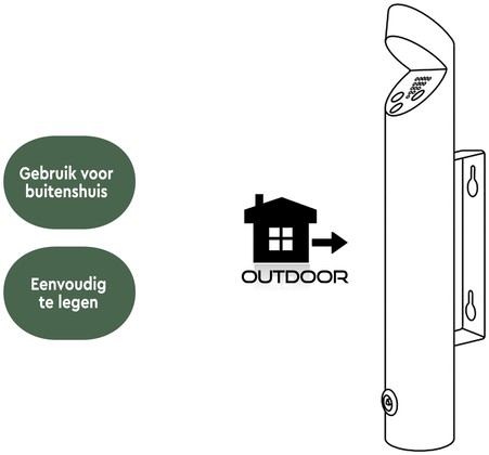 Wandasbak BRASQ AT200 RVS zwart 1 Stuk-3