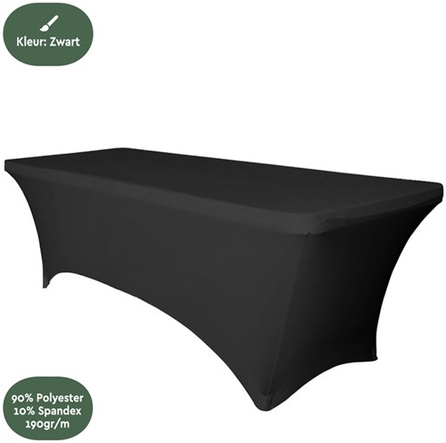 Tafelrok BRASQ 183x76x74cm zwart 1 Stuk-3