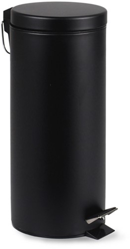 Afvalbak BRASQ pedaalemmer 30 liter zwart 1 Stuk