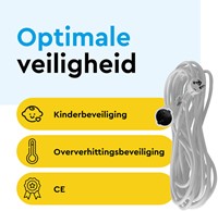 Verlengkabel BRASQ 20m wit 1 Stuk-3