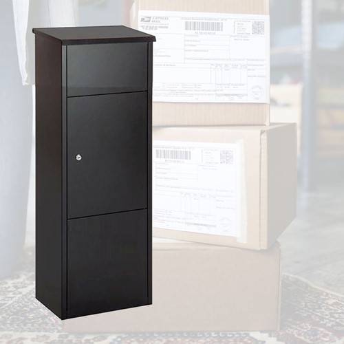 Pakketbrievenbus BRASQ 105x38x24cm PB400 Zwart 1 Stuk-6