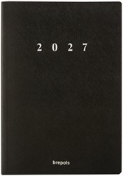 Agenda 2027  Brepols Essential 7d/2p Urban zwart 1 Stuk