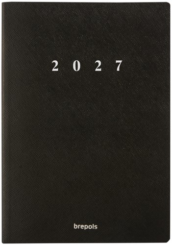 Agenda 2027  Brepols Essential 7d/2p Urban zwart 1 Stuk