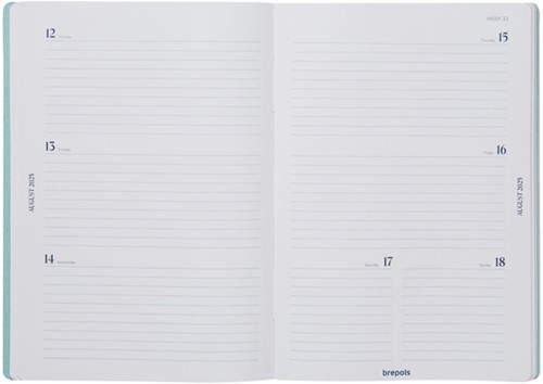 Agenda 2027  Brepols Essential 7d/2p Urban zwart 1 Stuk-2