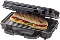 Panini grill Tomado zwart RVS 1 Stuk-1