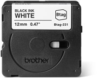 Labeltape Brother Ptouch Btag231 12mm wit 1 Stuk-2