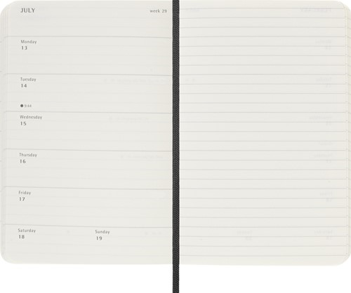 Agenda 2026 Msk Plan Week 7d/1p pocket sc black 1 Stuk-3