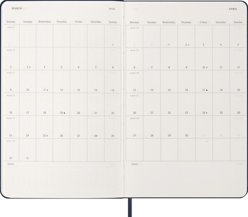 Agenda 2026 Msk Plan Week 7d/1p L hc sapphire blue 1 Stuk-1