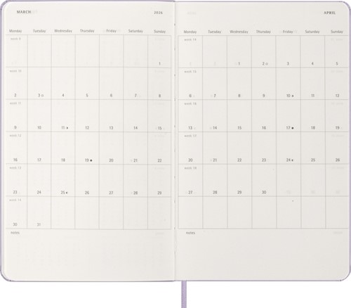 Agenda 2026 Msk Plan Daily 1d/1p L hc pastel lilac 1 Stuk-1
