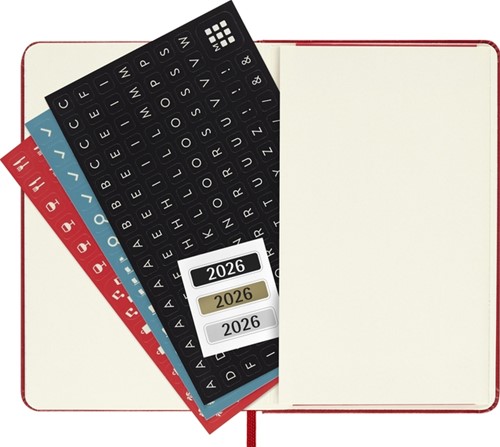 Agenda 2026 Msk Plan Week 7d/1p pocket hc scarlet 1 Stuk-2